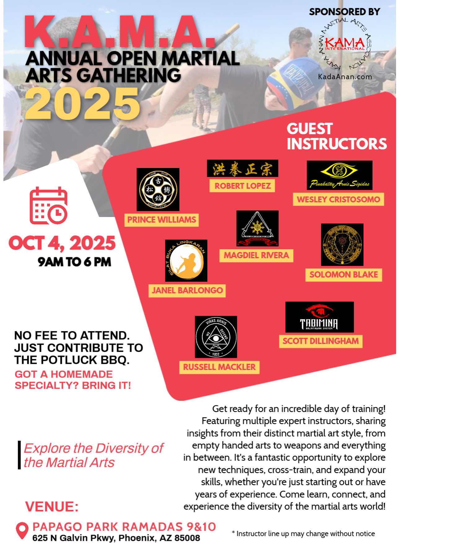 KAMA Gathering Oct 2025 Flyer